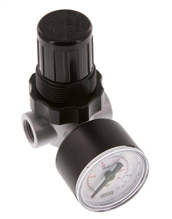 Install a pressure regulator device to boost water pressure