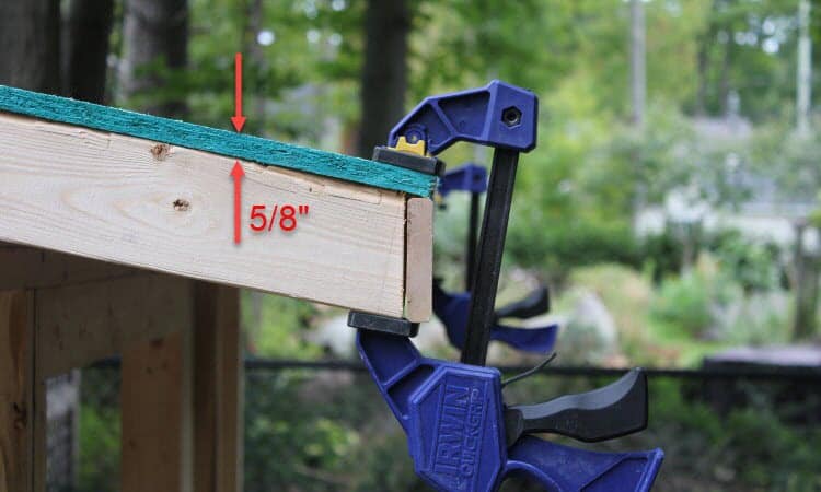 How thick should a roofing deck be