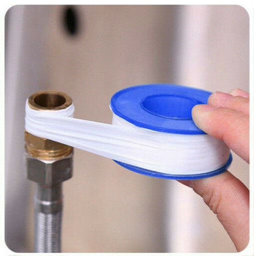 Use Teflon tape to seal any exposed pipe threads where there is wear and tear