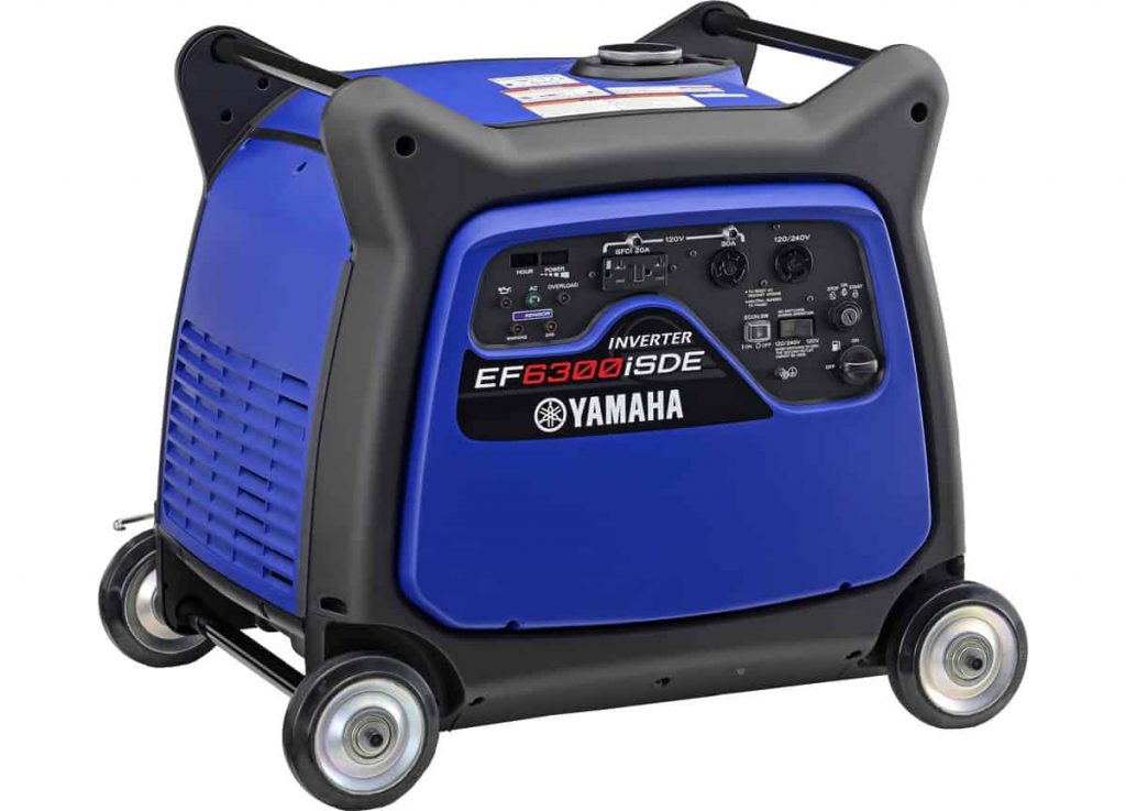 Yamaha EF6300iSDE Quiet Inverter quietest generator 