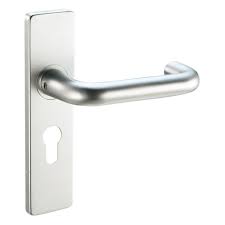 Backplate with cylinder type of door handle: