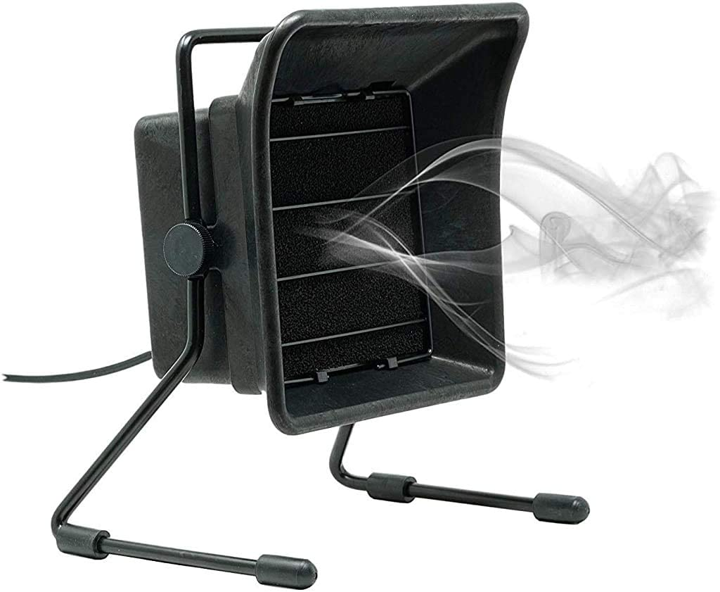 fume coming out from a smoke absorber machine 