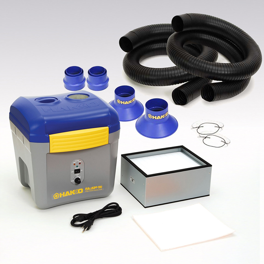 parents of a smoke absorber machine kept on the ground